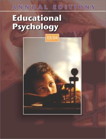 Stock image for Annual Editions: Educational Psychology 03/04 for sale by HPB-Red