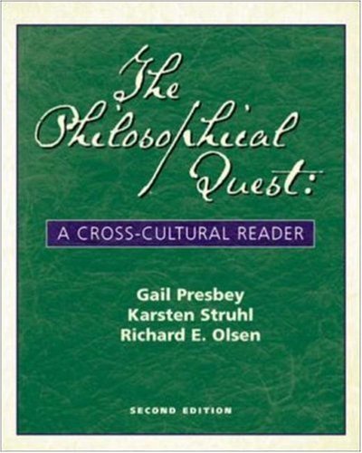 Stock image for The Philosophical Quest: A Cross-Cultural Reader with Free Philosophy PowerWeb for sale by Free Shipping Books