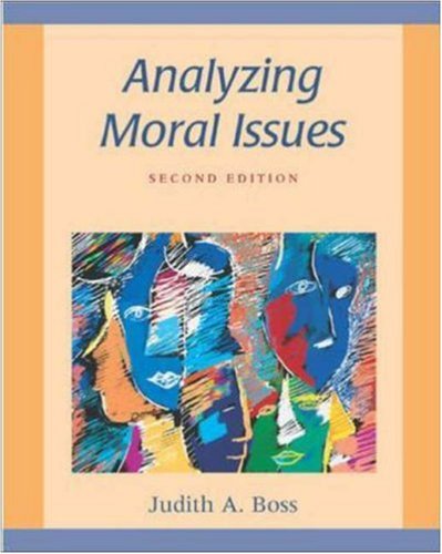 Beispielbild fr Analyzing Moral Issues zum Verkauf von Better World Books