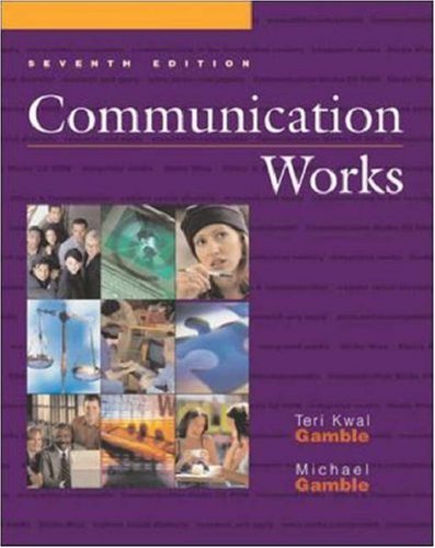 Stock image for Communication Works with Communication Works CD-ROM 2.0, Media Enhanced Edition for sale by Irish Booksellers