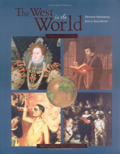 Stock image for The West in the World: A Mid-Length Narrative History Renaissance to Present for sale by HPB-Red