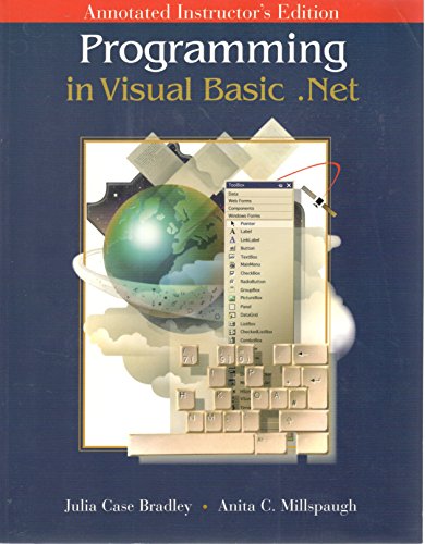 Imagen de archivo de Programming in Visual Basic .Net Annotated Instructor's Edition a la venta por Irish Booksellers