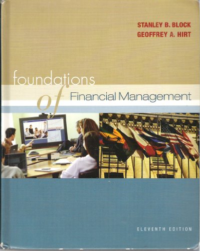 Beispielbild fr Foundations of Financial Management zum Verkauf von Better World Books