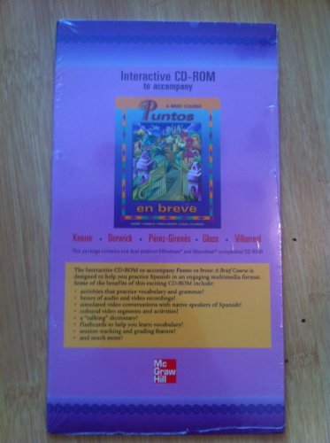 Stock image for Interactive CD-ROM to Accompany Puntos En Breve: A Brief Course for sale by a2zbooks