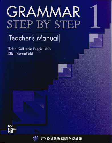 Imagen de archivo de Grammar Step by Step 1 Teacher's Manual a la venta por HPB-Red