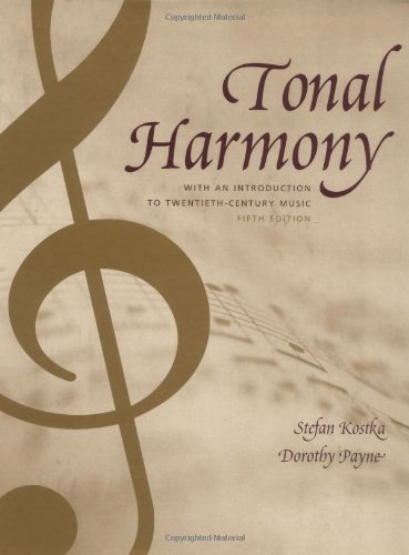 Stock image for Tonal Harmony, with an Introduction to Twentieth-Century Music for sale by Seattle Goodwill