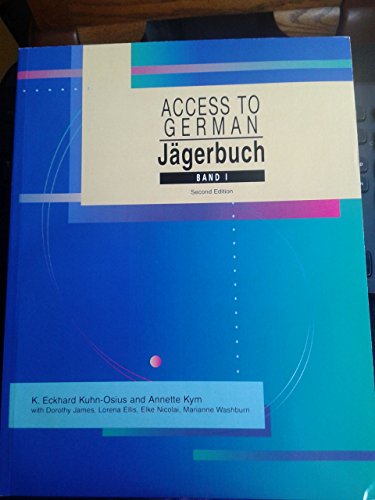Beispielbild fr J?gerbuch: Access to German, Band 1 zum Verkauf von SecondSale