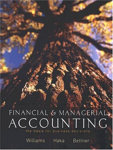 Beispielbild fr Financial and Managerial Accounting: The Basis for Business Decisions by Jan R. Williams (2003-12-03) zum Verkauf von HPB-Red