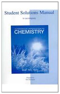 Beispielbild fr Student Solutions Manual to Accompany a Conceptual Introduction to Chemistry zum Verkauf von ThriftBooks-Atlanta