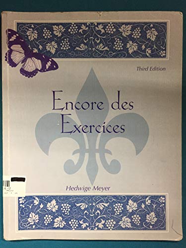 9780072858143: Encore Des Exercices - Third Edition