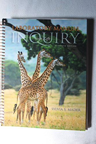 Imagen de archivo de Laboratory Manual: Inquiry Into Life Eleventh Edition a la venta por HPB-Red