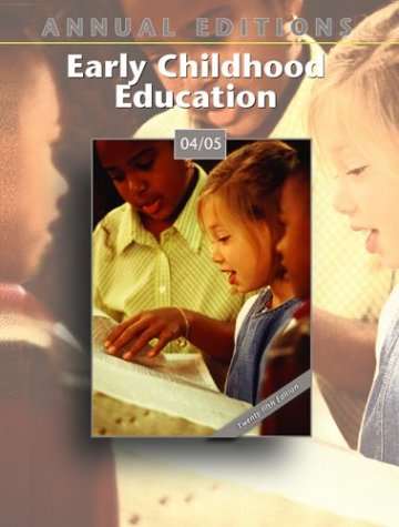 Stock image for Annual Editions: Early Childhood Education: 04/05 for sale by a2zbooks