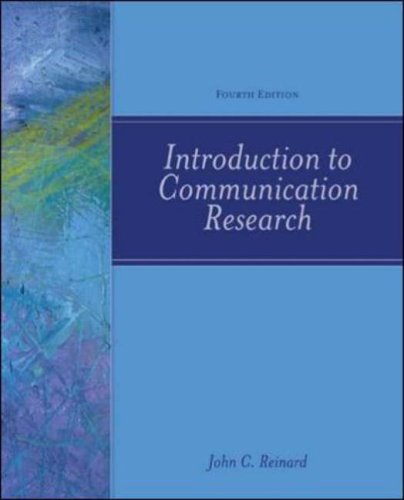 Imagen de archivo de Introduction to Communication Research, 4th Edition a la venta por Once Upon A Time Books