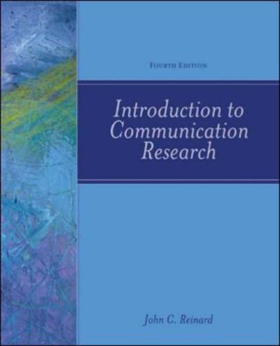 Stock image for Introduction to Communication Research, 4th Edition for sale by Once Upon A Time Books