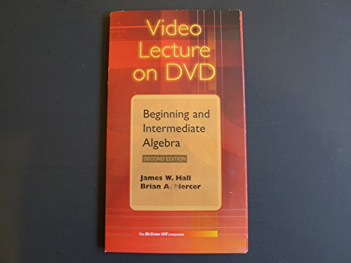 9780072865059: Video CD-ROMs for use with Beginning and Intermediate Algebra