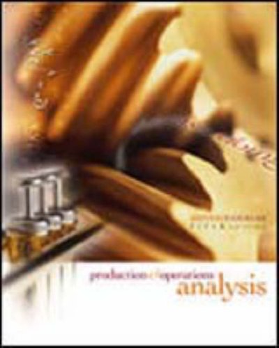 9780072865387: Production and Operations Analysis