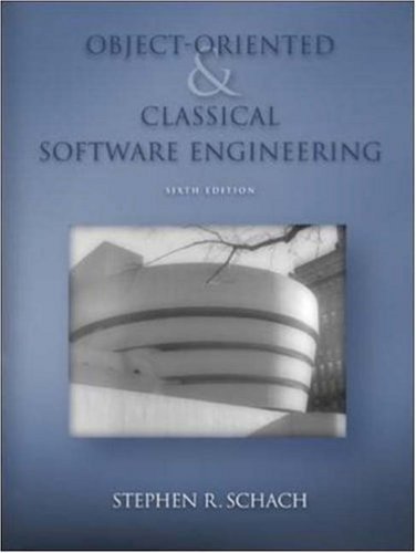 Beispielbild fr Object-Oriented and Classical Software Engineering zum Verkauf von ThriftBooks-Dallas