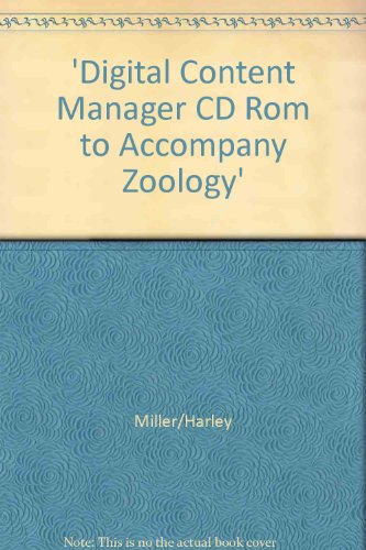 9780072865837: 'Digital Content Manager CD Rom to Accompany Zoology'