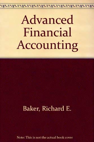 Stock image for Advanced Financial Accounting for sale by Ergodebooks