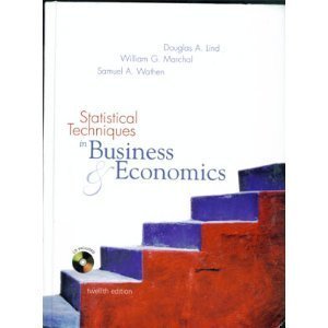 Stock image for Statistical Techniques in Business and Economics for sale by Better World Books: West