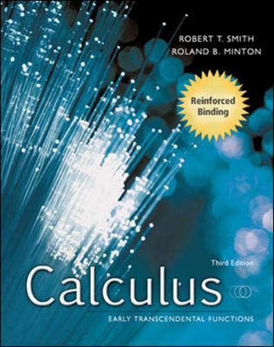 9780072869576: Student Solutions Manual for Calculus: Early Transcendental Functions