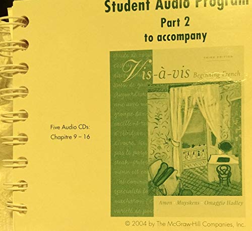 Stock image for Student Audio CD Program Part B to accompany Vis-a-vis for sale by Iridium_Books