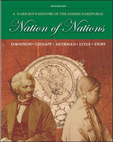 Imagen de archivo de Nation of Nations : A Narrative History of the American Republic a la venta por Better World Books: West