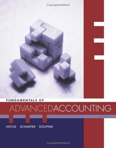9780072871173: Fundamentals of Advanced Accounting