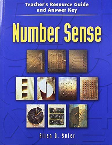 Imagen de archivo de Number Sense, Teacher?s Resource Guide/Answer Key a la venta por SecondSale