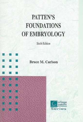 9780072871708: LSC Patten's Foundations of Embryology(General Use)