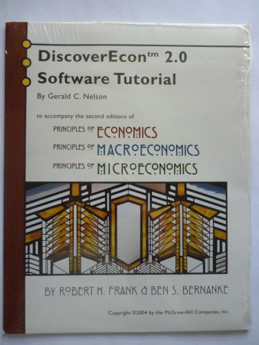 DiscoverEcon Tutorial Software Pack (CD+ User's Manual) t/a Principles of Economics, Macro, Micro (9780072872248) by Nelson, Gerald