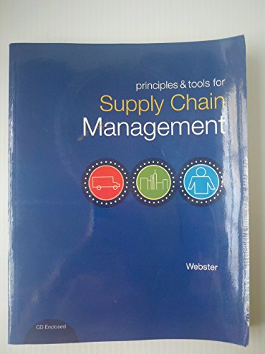 Imagen de archivo de Principles and Tools for Supply Chain Management with Student CD-ROM a la venta por SecondSale