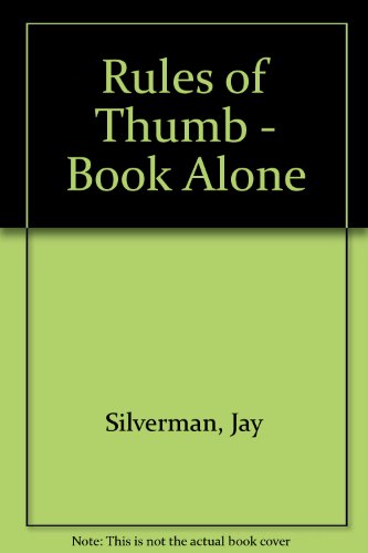 Stock image for Rules of Thumb - book alone for sale by Redux Books