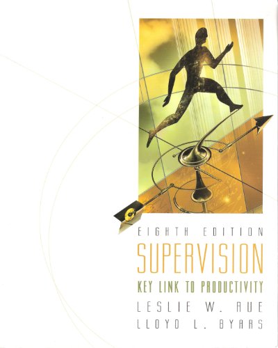 Imagen de archivo de Supervision: Key Link to Productivity with Management Skill Booster Passcard a la venta por HPB-Red