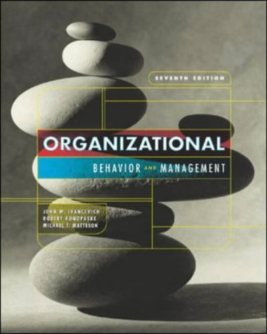 Imagen de archivo de Organizational Behavior and Management a la venta por The Book Spot