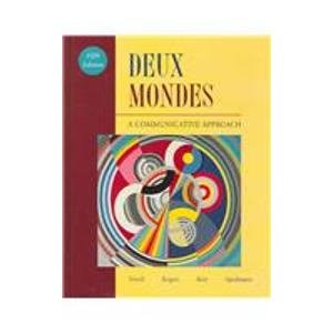 Stock image for Deux Mondes: A Communicative Approach (French Edition) for sale by SecondSale