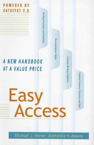 Imagen de archivo de Easy Access: The Pocket Handbook for Writers a la venta por ThriftBooks-Dallas