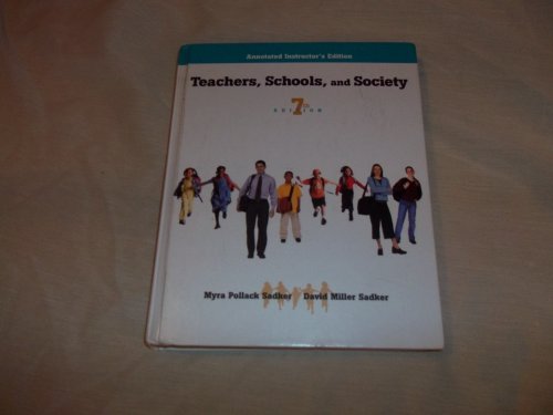 Stock image for Teachers, Schools, and Society for sale by The Book Spot