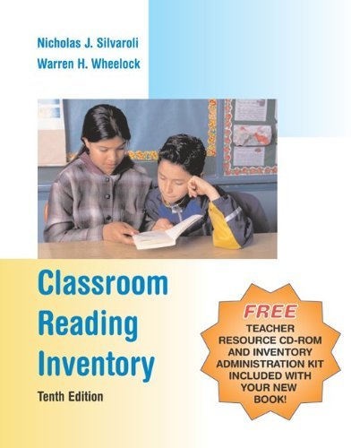 Stock image for Classroom Reading Inventory with Teacher Resource CD-ROM and Inventory Administration Kit for sale by BooksRun