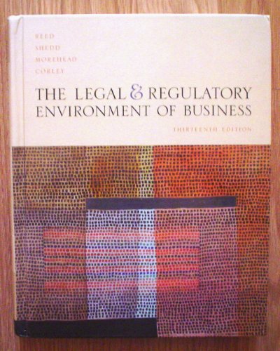 9780072881110: Legal and Regulatory Environmental Business