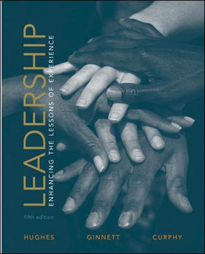 Beispielbild fr Leadership: Enhancing the Lessons of Experience zum Verkauf von Wonder Book