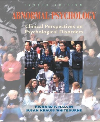 Abnormal Psychology, 4e with Mind Map II CD-ROM (9780072881639) by Halgin, Richard P; Whitbourne, Susan Krauss; Halgin, Richard