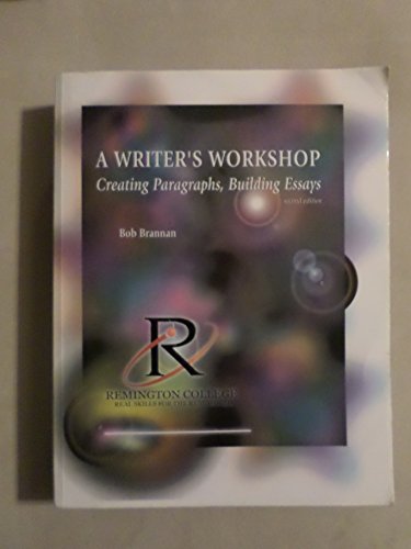 Stock image for A Writer's Workshop: Crafting Paragraphs, Building Essays for sale by HPB-Red