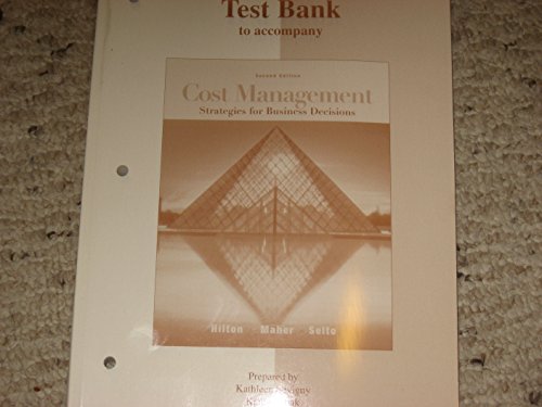 Stock image for Cost Management: Strategies for Business Decisions with PowerWeb Package for sale by The Book Cellar, LLC