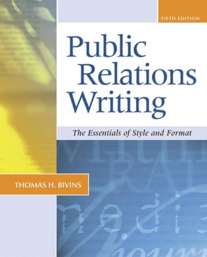 9780072882568: Public Relations Writing: the Essentials of Style and Format