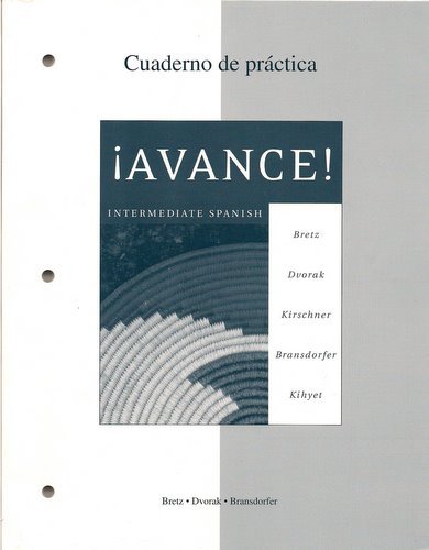 Stock image for Workbook/Laboratory Manual to accompany Avance! Intermediate Spanish for sale by Irish Booksellers