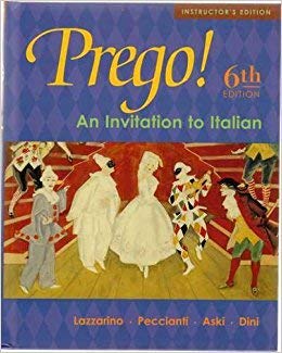 Beispielbild fr Prego! : An Invitation to Italian zum Verkauf von Better World Books