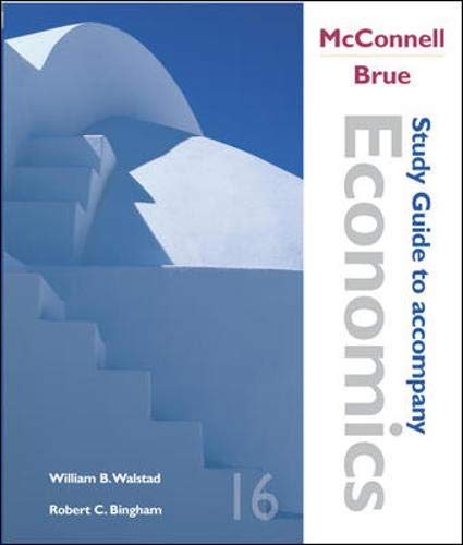 Beispielbild fr Study Guide To Accompany Mcconnell And Brue Economics ; 9780072884807 ; 0072884800 zum Verkauf von APlus Textbooks