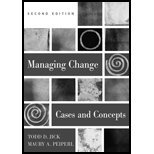 Stock image for Managing Change: Cases and Concepts for sale by HPB-Red