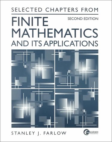 Immagine dell'editore per Selected Chapters from Finite Mathematics and Its Applications venduto da a2zbooks